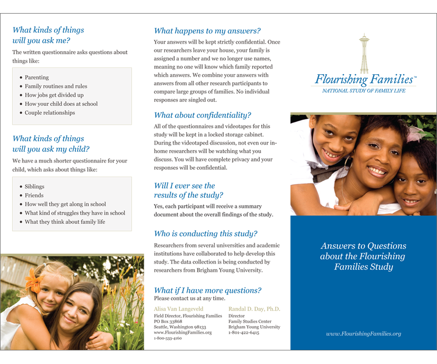 Flourishing Families Brochure